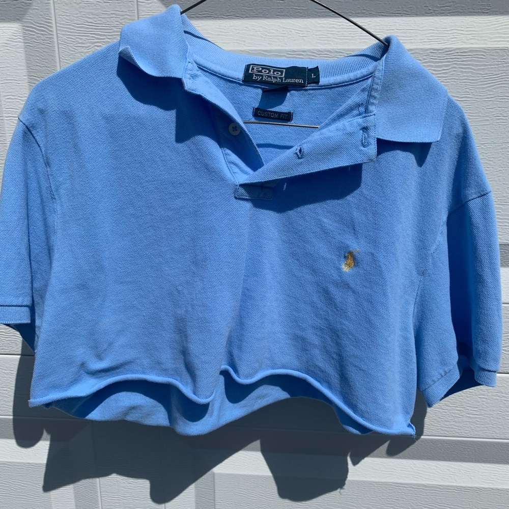 Polo crop top